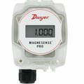 Dwyer Instruments Differenitial Pressure Transmitter, Xmtr Wall Ulr MSXP-W20-PA